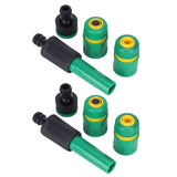 2 Set G1/2 Hose Pipe Water Sprayer Connector Set Water Watering Garden Irrigation Fitting