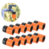 12Pcs Hose Quick Coupling Connector Fitting G3/4 Female Thread Garden Irrigation Accessory