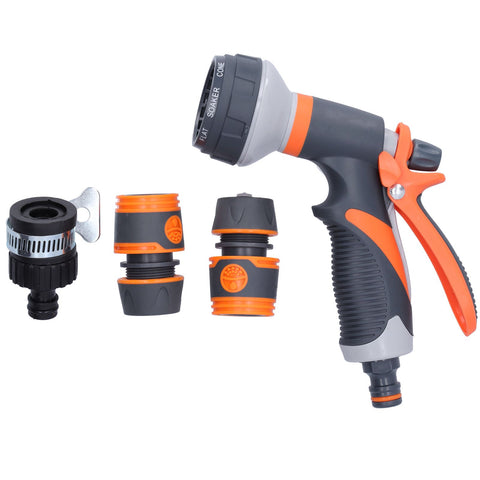 Garden Hose Spray Nozzle 8 Adjustable Patterns Water Sprayer High Pressure Spray Nozzle In Australia - Darrahopens