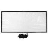 1mx2m Rain Tarp Transparent Cover Shade Sail Garden Bonsai Succulent Plants Cover Shelter In Australia - Darrahopens