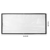 1mx2m Rain Tarp Transparent Cover Shade Sail Garden Bonsai Succulent Plants Cover Shelter