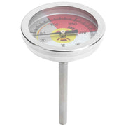 0‑250℃ Grill Thermometer Stainless Steel Oven Pointer Thermometer Temperature Gauge In Australia - Darrahopens