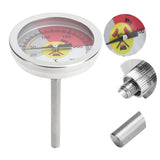0‑250℃ Grill Thermometer Stainless Steel Oven Pointer Thermometer Temperature Gauge In Australia - Darrahopens