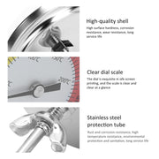 0-280℃ Stainless Steel Grill Thermometer Oven Pointer Temperature Meter Kitchen Supplies