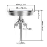 100‑550℉ Metal Oven Temperature Gauge Pointer Type for Smoke BBQ Grill Household Cooking