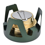 Camping Stove Windproof Vaporizable Portable Liquid Spirit Stove with Stand for Outdoor CampingGreen In Australia - Darrahopens