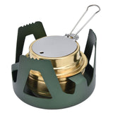 Camping Stove Windproof Vaporizable Portable Liquid Spirit Stove with Stand for Outdoor CampingGreen In Australia - Darrahopens