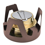 Camping Stove Windproof Vaporizable Portable Liquid Spirit Stove with Stand for Outdoor CampingBrown In Australia - Darrahopens