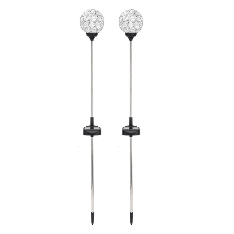 Solar Garden Lights Outdoor LED Globe Lamp Color Changing IP65 Waterproof for Pathway Lawn Courtyard Balcony In Australia - Darrahopens