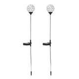 Solar Garden Lights Outdoor LED Globe Lamp Color Changing IP65 Waterproof for Pathway Lawn Courtyard Balcony