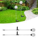 Solar Garden Lights Outdoor LED Globe Lamp Color Changing IP65 Waterproof for Pathway Lawn Courtyard Balcony