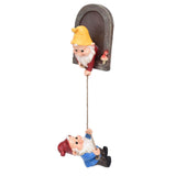 Garden Tree Gnome Statue Resin Colorfast Tree Climbing Elf Sculpture for Yard Outdoor In Australia - Darrahopens