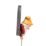 Garden Tree Gnome Statue Resin Colorfast Tree Climbing Elf Sculpture for Yard Outdoor