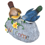 Bird Garden Decor Resin Animal Garden Figurines Welcome Sign Sculptures Statues for Yard Patio Lawn In Australia - Darrahopens