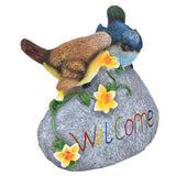 Bird Garden Decor Resin Animal Garden Figurines Welcome Sign Sculptures Statues for Yard Patio Lawn In Australia - Darrahopens