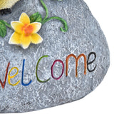 Bird Garden Decor Resin Animal Garden Figurines Welcome Sign Sculptures Statues for Yard Patio Lawn