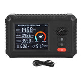 Air Quality Detector 5 in 1 Real Time Environmental Assessment Monitor for HCHO TVOC CO2 Temperature Humidity Detection In Australia - Darrahopens