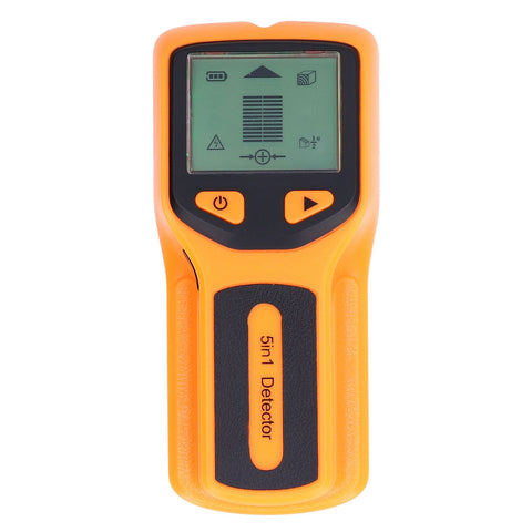 5 in 1 Stud Finder Multifunctional Wall Scanner LCD Electronic Metal Studs Detector HW430Yellow In Australia - Darrahopens