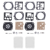 2Set Carburetor Carb Repair Kit Garden Lawn Mower Rebuild Kit Accessory for Walbro K24‑hda In Australia - Darrahopens