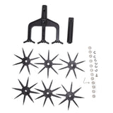 Garden Soil Scarifier Wear Resistant 2 in 1 Ventilated Scarifier Rotary Tiller for Garden In Australia - Darrahopens