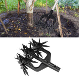 Garden Soil Scarifier Wear Resistant 2 in 1 Ventilated Scarifier Rotary Tiller for Garden