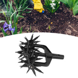 Garden Soil Scarifier Wear Resistant 2 in 1 Ventilated Scarifier Rotary Tiller for Garden