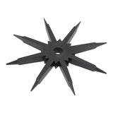 Garden Soil Scarifier Wear Resistant 2 in 1 Ventilated Scarifier Rotary Tiller for Garden