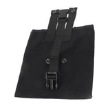 Outdoor Foraging Bag Oxford Cloth Fruit Picking Bag Waist Hanging Tool Pouch Garden Vegetable Storage Pouch Black