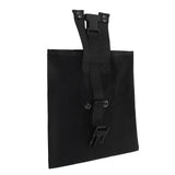 Outdoor Foraging Bag Oxford Cloth Fruit Picking Bag Waist Hanging Tool Pouch Garden Vegetable Storage Pouch Black