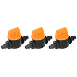 100Pcs 4/7 Barb Valve Irrigation Mini Pipe Water Valve Through Type Valve Misting Tube Valve for Garden Seeding Cultivation Irrigation In Australia - Darrahopens