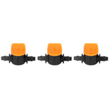 100Pcs 4/7 Barb Valve Irrigation Mini Pipe Water Valve Through Type Valve Misting Tube Valve for Garden Seeding Cultivation Irrigation In Australia - Darrahopens