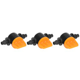 100Pcs 4/7 Barb Valve Irrigation Mini Pipe Water Valve Through Type Valve Misting Tube Valve for Garden Seeding Cultivation Irrigation In Australia - Darrahopens