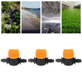 100Pcs 4/7 Barb Valve Irrigation Mini Pipe Water Valve Through Type Valve Misting Tube Valve for Garden Seeding Cultivation Irrigation In Australia - Darrahopens