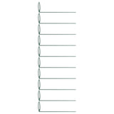 10Pcs Potted Plants Metal Trellis Provide Support 25CM Length Green Small Garden Trellis for Gardens Lawns Decks Patios