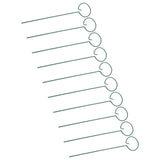 10Pcs Potted Plants Metal Trellis Provide Support 25CM Length Green Small Garden Trellis for Gardens Lawns Decks Patios