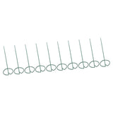 10Pcs Potted Plants Metal Trellis Provide Support 25CM Length Green Small Garden Trellis for Gardens Lawns Decks Patios