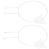 2Pcs Butterfly Garden Climbing Trellis Beautiful Iron Plant Trellis for Decorative Potted Climbing Vines Flowers Round In Australia - Darrahopens