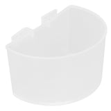 20Pcs Bird Food Bowl Plastic Parrot Water Feeding Cup Birdcage Feeder Trough Set Kit White 9s6cm / 3.54x2.36in In Australia - Darrahopens