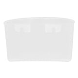 20Pcs Bird Food Bowl Plastic Parrot Water Feeding Cup Birdcage Feeder Trough Set Kit White 9s6cm / 3.54x2.36in