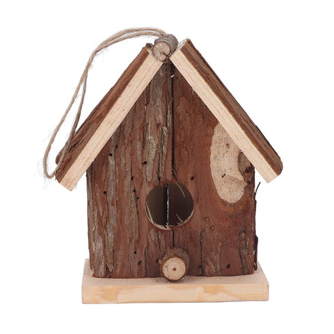 Wooden Bird House Hanging Retro Style Fir Wood Birdhouse for Outdoor Garden Porch Home Office Decoration In Australia - Darrahopens