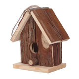 Wooden Bird House Hanging Retro Style Fir Wood Birdhouse for Outdoor Garden Porch Home Office Decoration In Australia - Darrahopens