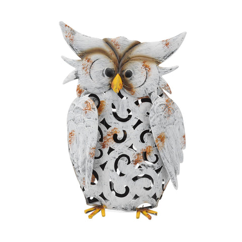 Solar Light Owl Shape Vivid Lifelike IP55 Waterproof Iron Solar Decorative Light for Garden Lawns Patios In Australia - Darrahopens