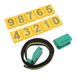 Cow Collar Wear Resistant Plastic Animal Collar with Pedometer 10 Number Plate Cow Identifying Collar for Animal Husbandry In Australia - Darrahopens