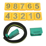 Cow Collar Wear Resistant Plastic Animal Collar with Pedometer 10 Number Plate Cow Identifying Collar for Animal Husbandry In Australia - Darrahopens
