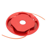 String Trimmer Head Universal Red Iron Lawn Mower Weeder Trimmer Head Replacement for Agriculture Style 1