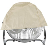 Industrial Fan Cover UV Protection Waterproof Dustproof Foldable Electric Fan Cover for Outdoor Indoor Bedroom Beige