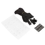 8 Sets Swimming Pool Roller Strap Solar Cover Reel Attachment Kit with Cord Plates and Buckles