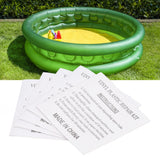 50Pcs Swimming Pool Transparent Repair Sticker Self Adhesive Repair Patch for Inflatable Toy Inflatable Bed PVC Nylon Material