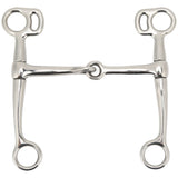 Horse Breaking Bit Stainless Steel 125mm Jointed Mouth Bit Equipment with Turn Cheek for Training In Australia - Darrahopens