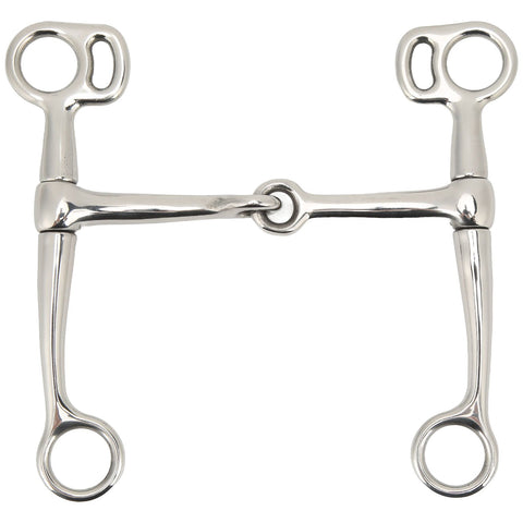 Horse Breaking Bit Stainless Steel 125mm Jointed Mouth Bit Equipment with Turn Cheek for Training In Australia - Darrahopens